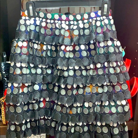 Marco de Vincenzo Dotted Mini Skirt - Picture 1 of 5